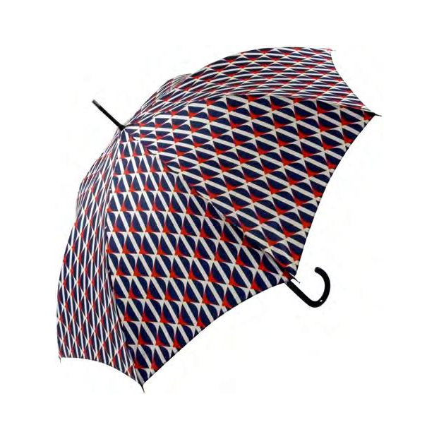 Guy De Jean LPF22 - POLYESTER - BLEU/BLANC/R Le parapluie Français - Graphique Parapluies