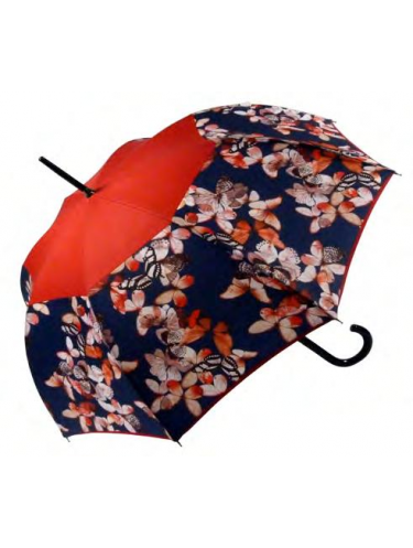 Guy De Jean LPF28 - POLYESTER - MARINE - 1 le parapluie francais "papillon" Parapluies
