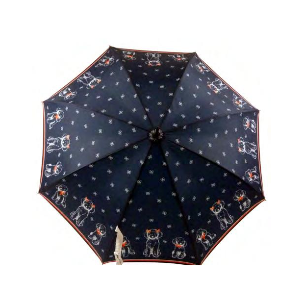 Guy De Jean LPF32 - POLYESTER - MARINE - 1 le parapluie francais "caniche" Parapluies
