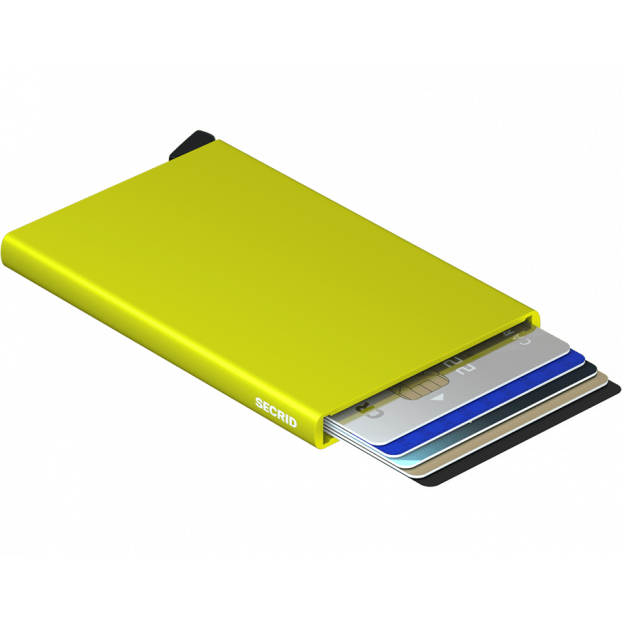 Secrid C - ALUMINIUM - LIME secrid card protector porte-cartes Porte-cartes