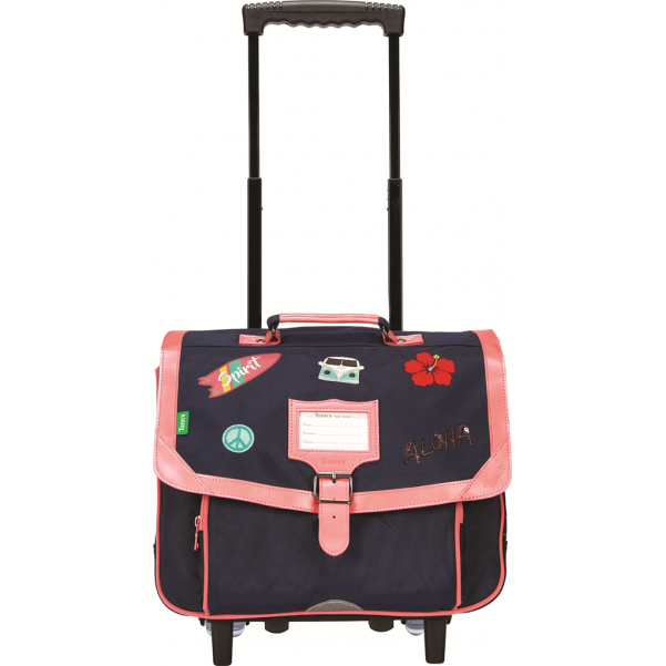 Tann's 421 - POLYESTER/CUIR - PATCHAMY  CartableTrolley 38 cm Scolaire
