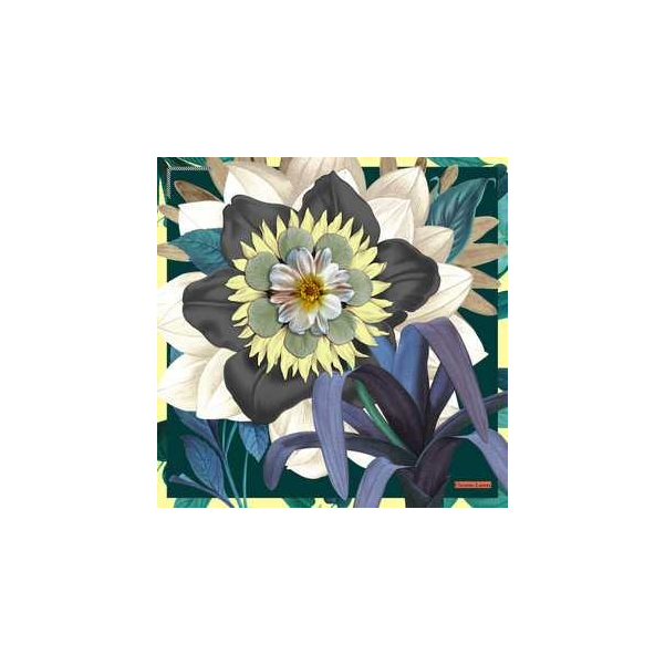 La Seta Mantero 2768JT601 - SOIE - IVOIRY - 4 lacroix foulard flowersworks Foulards/Etoles