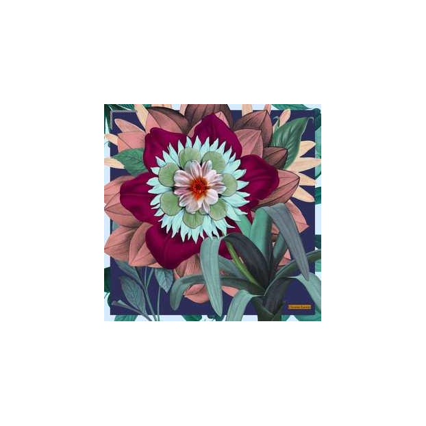 La Seta Mantero 2768JT601 - SOIE - CYCLAMEN - 3 lacroix foulard flowersworks Foulards/Etoles