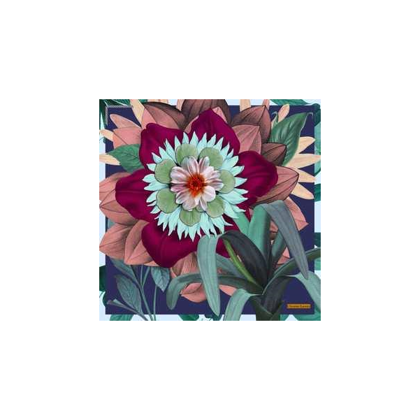 La Seta Mantero 2768JT601 - SOIE - CYCLAMEN - 3 lacroix foulard flowersworks Foulards/Etoles