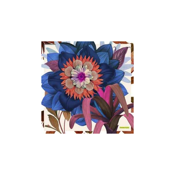 La Seta Mantero 2768JT601 - SOIE - CORAL RED - 5 lacroix foulard flowersworks Foulards/Etoles