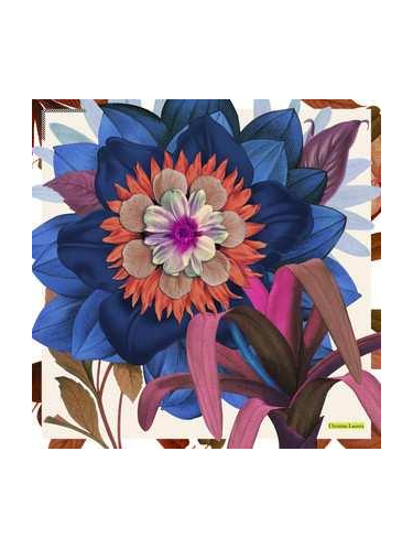 La Seta Mantero 2768JT601 - SOIE - CORAL RED - 5 lacroix foulard flowersworks Foulards/Etoles