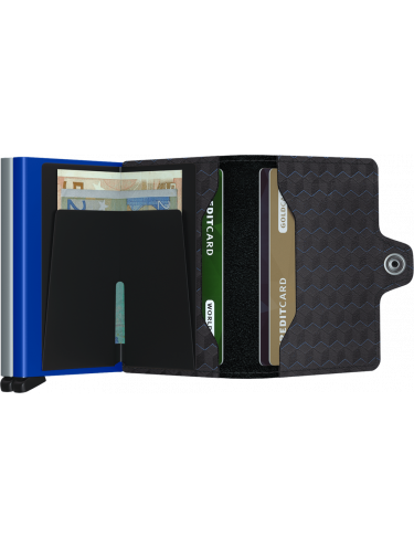 Secrid TOP - ALUMINIUM/CUIR - TITANIUM/ secrid twinwallet porte cartes Porte-cartes