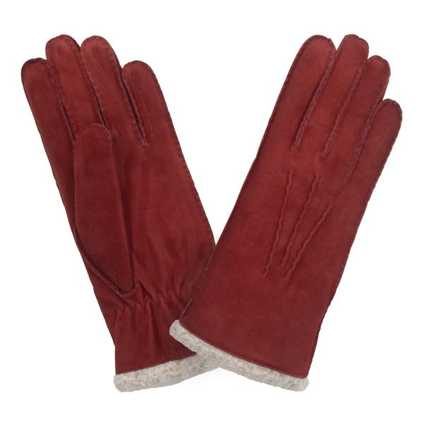 Glove Story 71093BE - CHEVRE VELOURS - ROUGE 71093be Gants