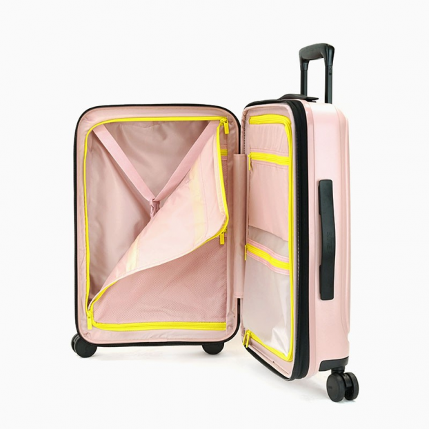 Grossiste valise rose Paris x3 (40L - 65L - 100L)