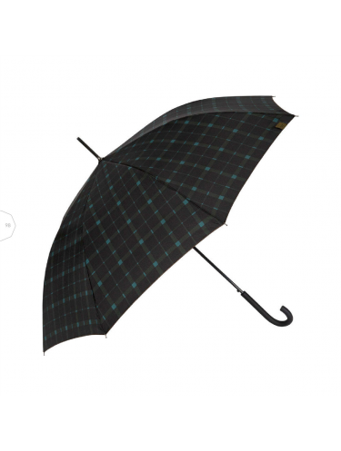 clima 3146 - POLYESTER - VERT BRUME clima largo parapluie canne mixte Parapluies