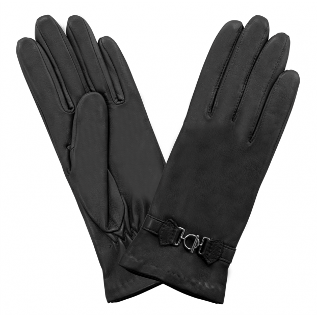Glove Story 21516SN - AGNEAU - NOIR glove story boucle métal gants femme Gants