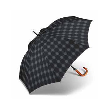 Parapluie ESPRIT 80887 - NOIR CARREAUX cardin voltaire parapluie canne auto canne mixte