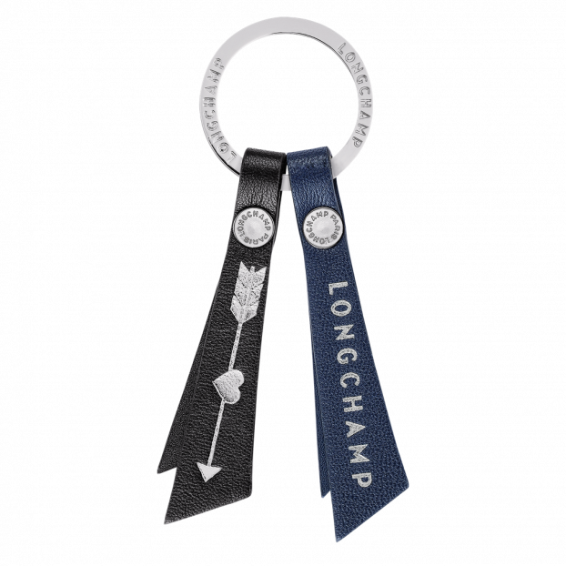 Longchamp 7227/757 - METAL/CUIR - NOIR/NAV porte clefs fleche Porte-clés