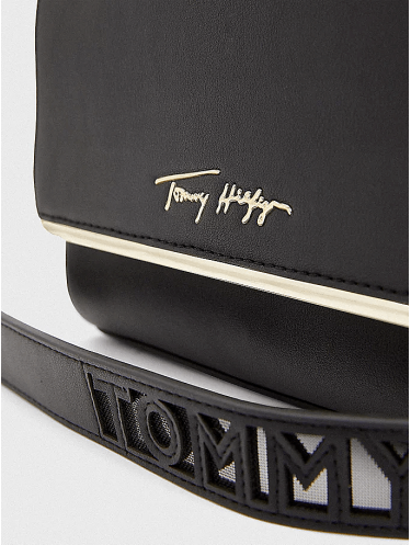 Tommy Hilfiger AW10920 - POLYURÉTHANE - NOIR -  tommy hilfiger modern bar sac mini Sac porté main