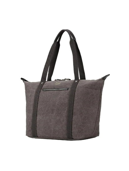 Troop London TRP505 - COTON CUIR - CHARCOAL troop travel shopping shopping