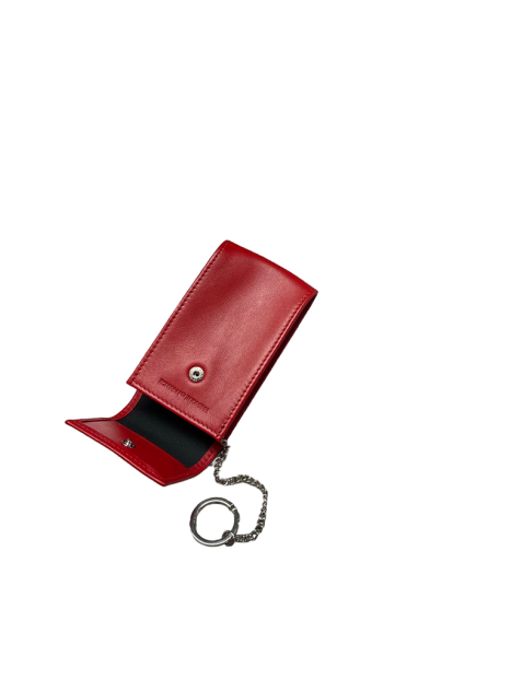 Frandi 001/03 - CUIR DE VACHETTE - ROUG Frandi-Classic-porte clefs rouge Etuis-clés