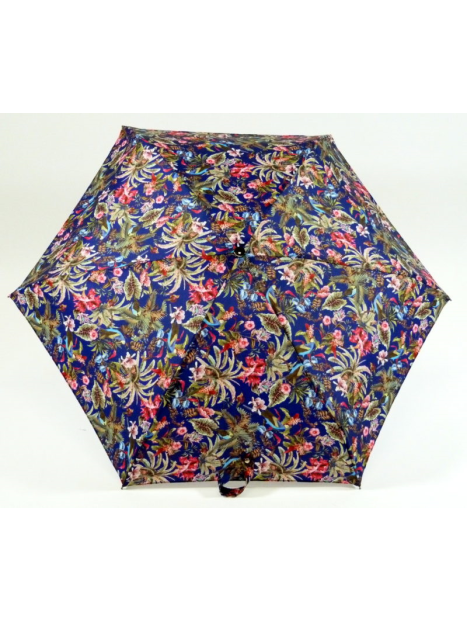 Guy De Jean 3028 - POLYESTER - FLEUR BLEU -  guy de jean- micro-parapluie mini imprimé Parapluies