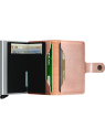 Secrid MME - ALUMINIUM/CUIR - ROSE secrid miniwallet porte-cartes rfid Porte-cartes
