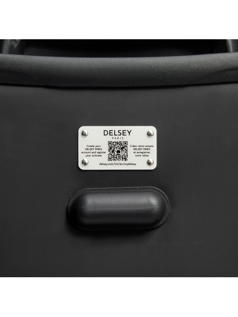 Delsey 3223219 - POLYURÉTHANE - NOIR delsey-egoa-sac de voyage trolley 55cm Sac de voyage à roulettes