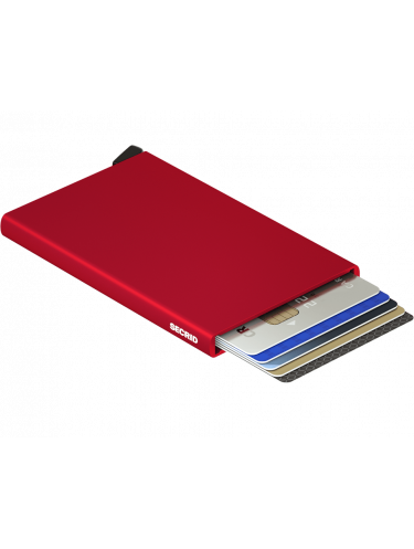 Secrid C - ALUMINIUM - ROUGE secrid card protector porte-cartes Porte-cartes