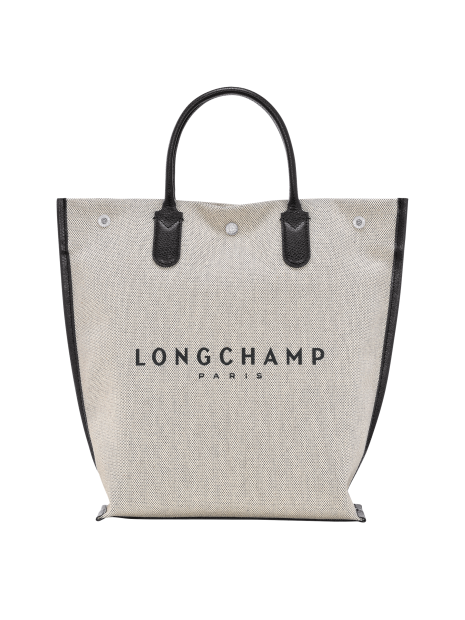 Longchamp 10211/HSG - COTON ET CUIR - ÉCRU longchamp - essentiel toile - cabas hauteur Sac porté main