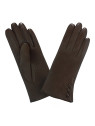 Glove Story 20856MI - CUIR D'AGNEAU - BRUN - 20856mi Gants