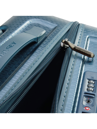Delsey 1621810 - POLYCARBONATE - BLEU N TURENNE - La plus légère des valises rigides ! Valises